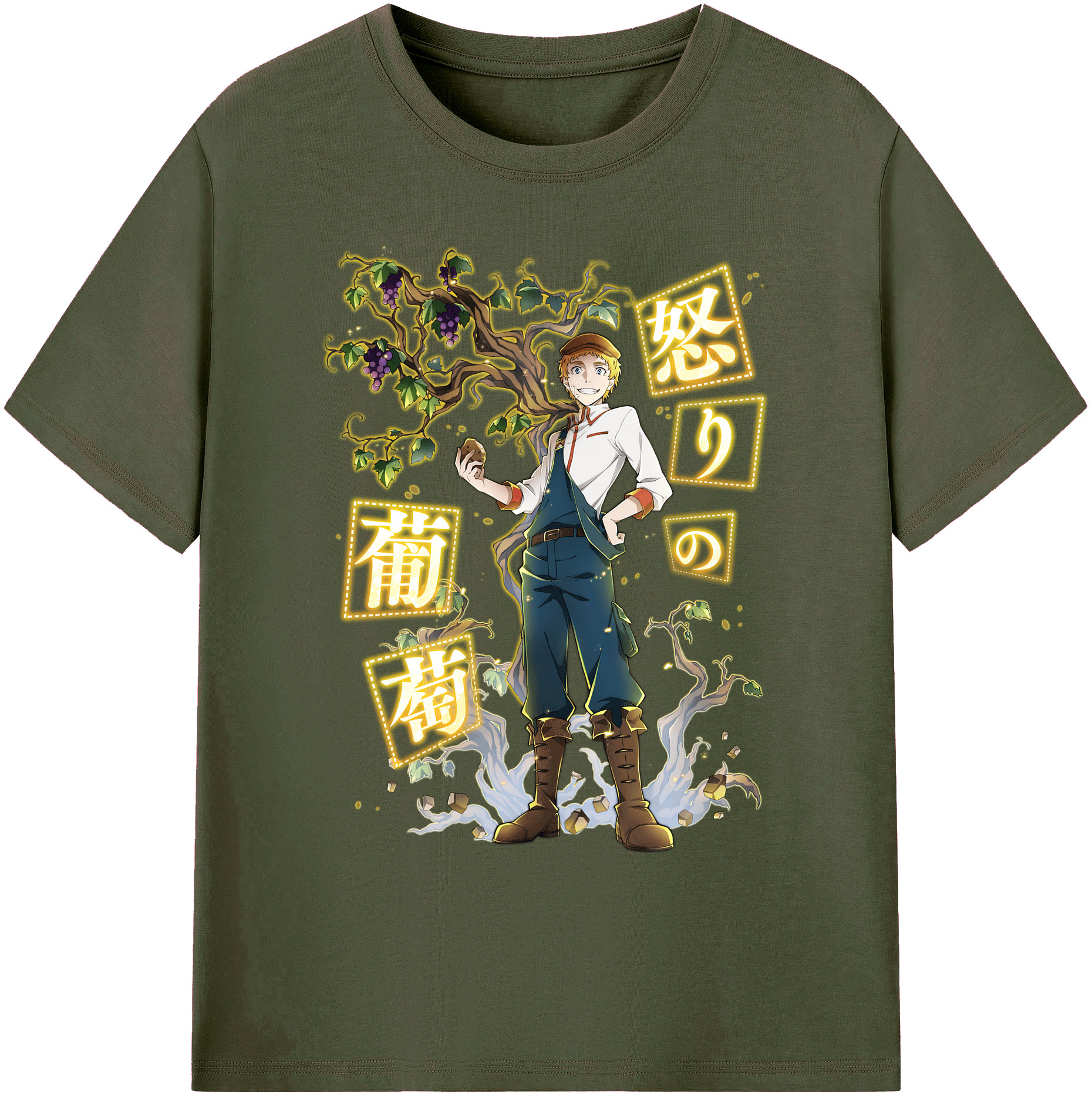 （画像用） 文豪ストレイドッグス Bungo Stray Dogs 綿100％ メンズ半袖Tシャツ｜肌触りやわらか＆通気性